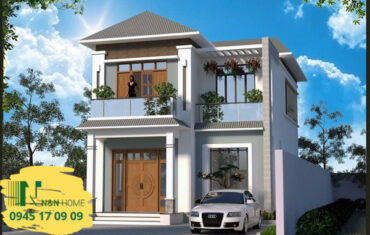 Thiết kế nhà ngang 8m