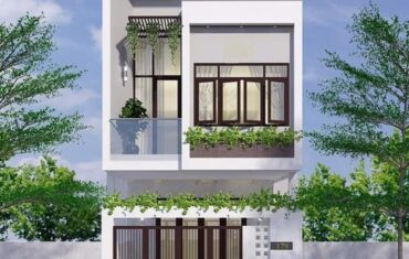 thiết kế nhà 60m2 2 tầng