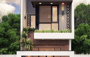 thiết kế nhà 90m2 2 tầng