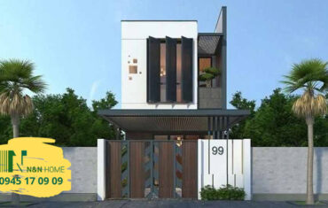 thiết kến nhà 90m2 3 phòng ngủ